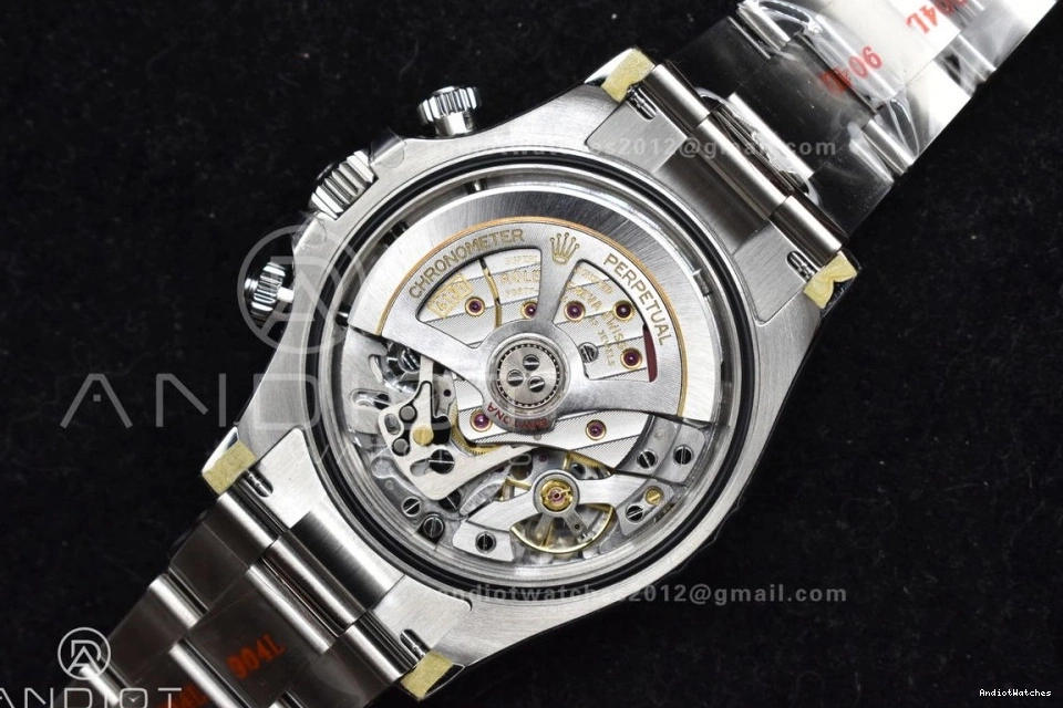 on Edition SS Best VSF 782 126500 1:1 Dial Daytona Steel 904L Bracelet DD Functional White 0317